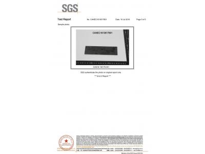 SGS test report